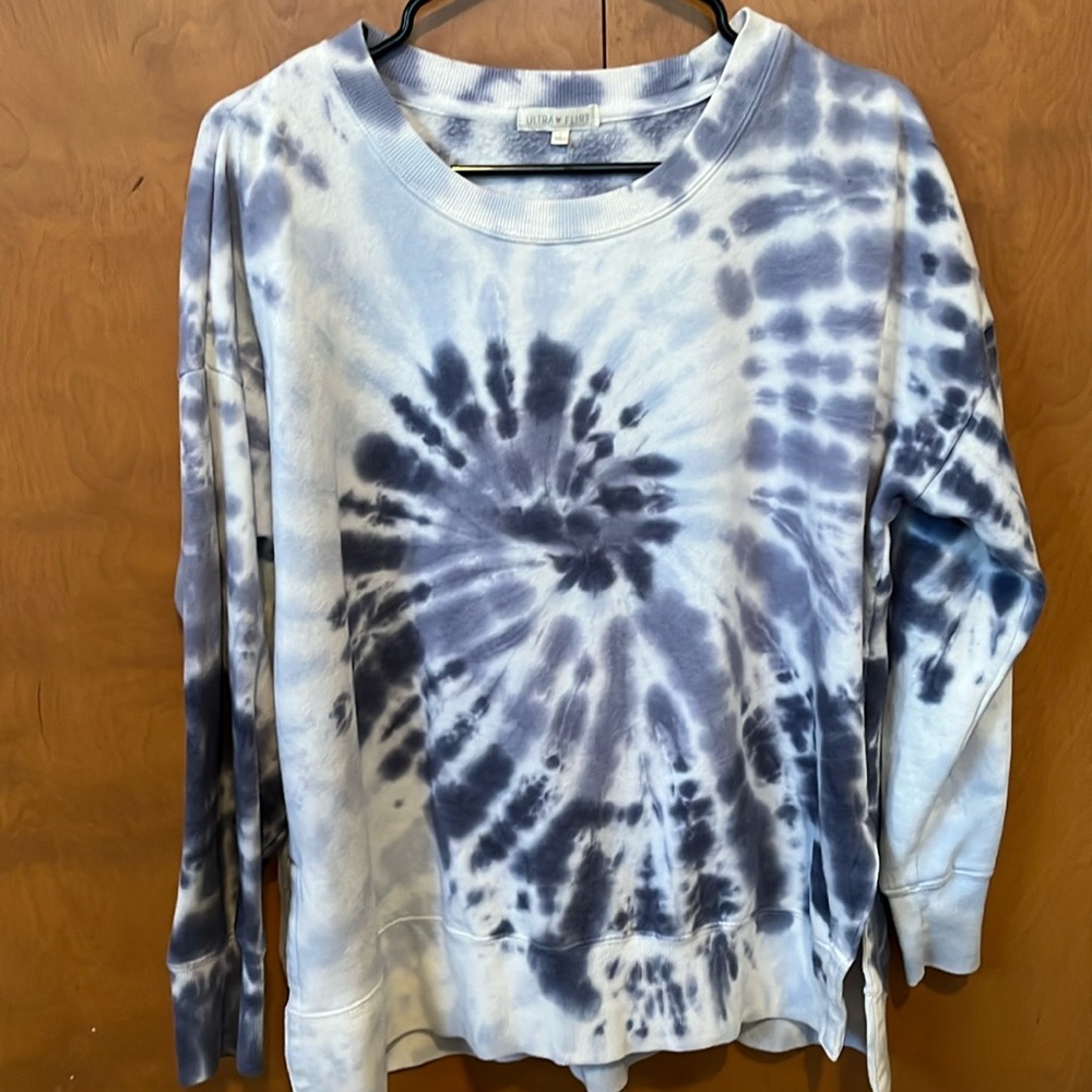Blue Tye-dye Sweatshirt